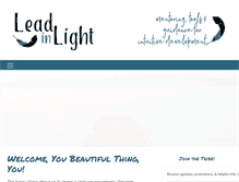 Tablet Screenshot of leadinlight.com